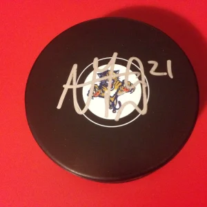 Vincent Trocheck Florida Panthers Signed Puck Holder Auto