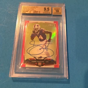 Sammy Watkins 2014 Topps Chrome Pink /75 Refractors Rookie BGS 9.5 Gem Mint