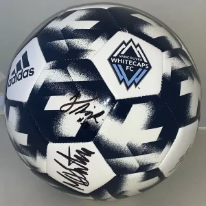 Vancouver Whitecaps FC 2019 team signed F/S Logo Soccer Ball MLS Inbeom Hwang