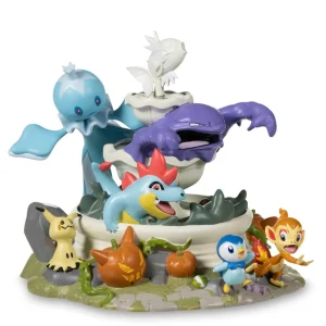 Pokemon Haunted Village Halloween Frillish Frightening Fountain Figure IN HAND