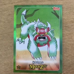 2021 Topps MetaZoo Cryptid Nation Series 0 Hodag GOLD Rare #26 Green Foil