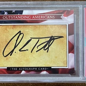 OUTSTANDING AMERICANS TRADING CARD GENERAL COLIN POWELL SIGNED AUTOGRAPH PSA DNA