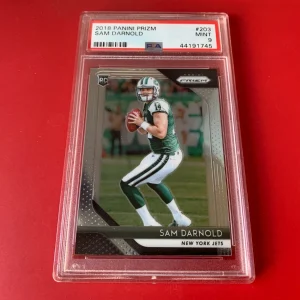 Sam Darnold JETS 2018 Panini Prizm ROOKIE Card PSA 9