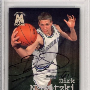 1998 Skybox Molten Metal Dirk Nowitzki Rookie RC Signed PSA DNA AUTOGRAPH HOF