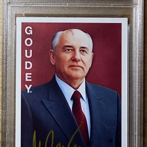 2015 UD GOODWIN MIKHAIL GORBACHEV SIGNED CARD PSA DNA AUTOGRAPH PRESIDENT USSR