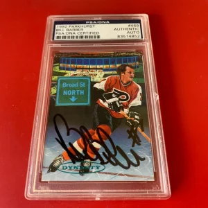 Bill Barber Flyers 1992 Parkhurst Hockey Card Signed Auto PSA/DNA