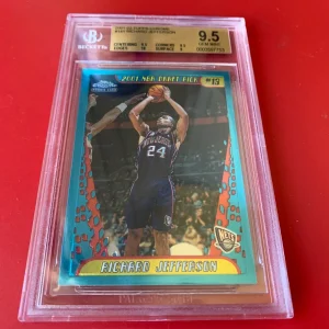 Richard Jefferson NETS 2001 Topps Chrome ROOKIE BGS 9.5 GEM MINT