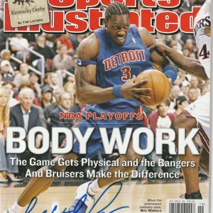 BEN WALLACE Signed 5/9/05 SPORTS ILLUSTRATED Beckett BAS (NO Label)