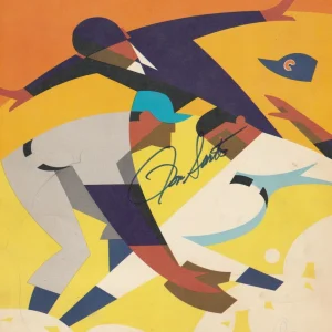RON SANTO Signed 5/19/67 Chicago CUBS Official PROGRAM Beckett (BAS)