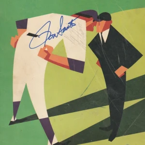 RON SANTO & KEN HOLTZMAN Signed 6/21/66 CUBS Official PROGRAM Beckett (BAS)