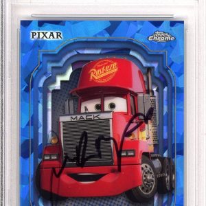 2024 TOPPS CHROME SAPPHIRE DISNEY CARS MACK SIGNED JOHN RATZENBERGER PSA DNA COA