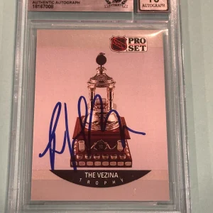 PATRICK ROY Signed 1990-91 PRO SET Card #391 Beckett BAS AUTO 10