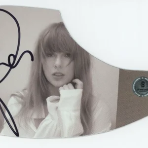 SIGNED TAYLOR SWIFT GUITAR PICKGUARD BECKETT BAS COA ACOUSTIC ADHESIVE AUTOGRAPH