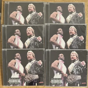 WESTSIDE GUNN Heels Have Eyes 3 AUTOGRAPHED Signed CD - WWE WWF BANNED IMAGE