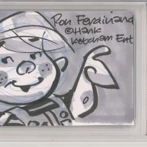 Ron Ferdinand Original Dennis The Menace 1 of 1 Original Sketch Drawing PSA DNA