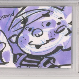 Ron Ferdinand Original Dennis The Menace ONE OF A KIND Sketch SIGNED PSA DNA COA