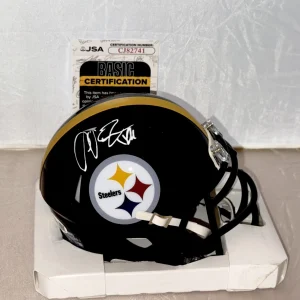 Alan Faneca signed Pittsburgh Steelers mini helmet autographed JSA