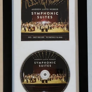 Andrew Lloyd Webber REAL SIGNED Symphonic Suites CD Framed Display JSA COA #2