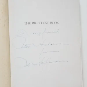 Bob Hoffman REAL SIGNED The Big Chest Book Hardcover Book JSA COA York Barbell