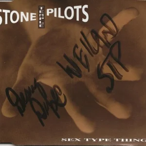 Scott Weiland  & Dean DeLeo Stone Temple Pilots SIGNED Sex Type Thing CD JSA LOA