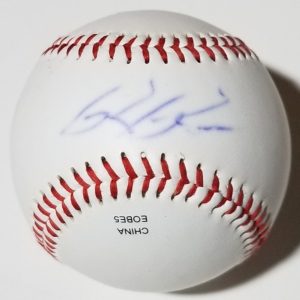 Ronald Ron Reagan Jr. REAL hand SIGNED Baseball COA Autographed Presidents Son