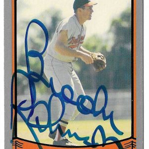 Brooks Robinson hand SIGNED 1988 Pacific Legends Baseball Card COA Autograph MLB