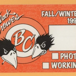 Black Crowes 1998 Fall/Winter Concert Tour Working Backstage Pass