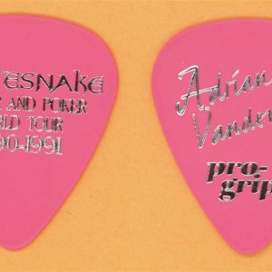 Whitesnake Adrian Vanderberg Vintage Guitar Pick - 1990 Liquer & Poker Tour