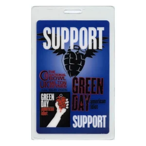 Green Day 2004 Laminated Backstage Pass American Idiot Milton Keynes