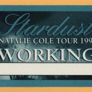 Natalie Cole 1999 Stardust Concert Tour WORKING Backstage Pass