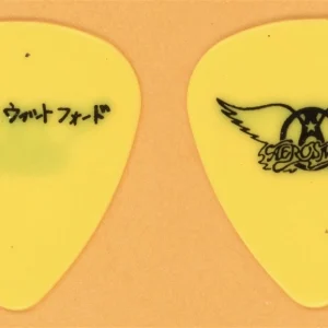 Aerosmith Brad Whitford Vintage Guitar Pick - 1989 Pump Tour