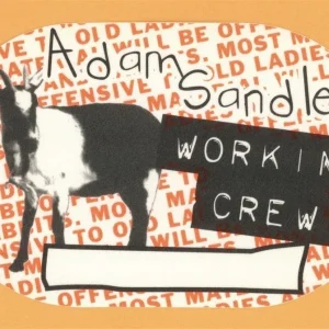 Adam Sandler 1997 Concert Tour CREW Backstage Pass