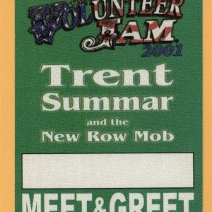 Charlie Daniels Band 2001 Concert Tour MEET & GREET Backstage Pass