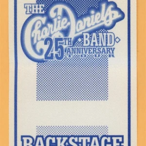 Charlie Daniels Band 1995 25th Anniversary Concert Tour Backstage Pass