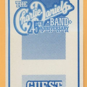 Charlie Daniels Band 1995 25th Anniversary Concert Tour GUEST Backstage Pass