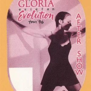 Gloria Estefan 1996 Evolution Concert Tour AFTER SHOW Backstage Pass