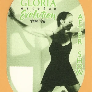 Gloria Estefan 1996 Evolution Concert Tour AFTER SHOW Backstage Pass