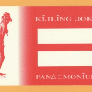 Killing Joke 1994 Pandemonium Concert Tour Backstage Pass
