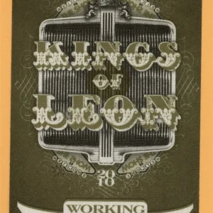 Kings of Leon 2010 Come Around Sundown Concert Tour Backstage Pass
