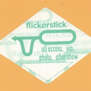 Flickerstick 1997 Chloroform the One You Love Concert Tour Backstage Pass