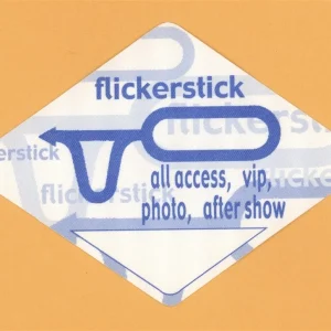 Flickerstick 1997 Chloroform the One You Love Concert Tour Backstage Pass