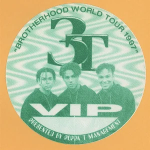 3T 1997 Brotherhood World Tour VIP Backstage Pass
