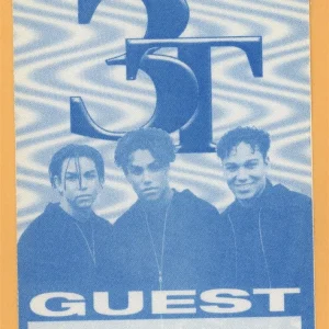 3T 1997 Brotherhood World Tour GUEST Backstage Pass