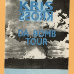 Kriss Kross 1993 Da Bomb Concert Tour Backstage Pass