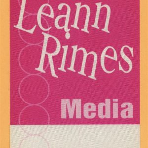 Leann Rimes 1999 Concert Tour MEDIA Backstage Pass