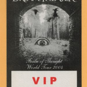 Dream Theater 2004 Train of Thought Concert Tour VIP Backstage Pass