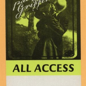 Patty Griffin 2002 1000 Kisses Concert Tour ALL ACCESS Backstage Pass