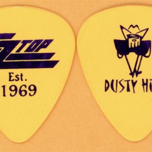 ZZ Top Dusty Hill Vintage Guitar Pick - 2009 40th Anniversary Tour