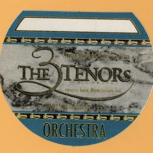 3 Tenors 1998 Luciano Pavarotti Concert Tour ORCHESTRA Backstage Pass