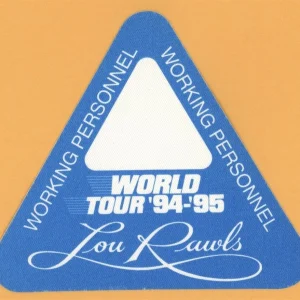 Lou Rawls 1994 Concert Tour WORKING Backstage Pass